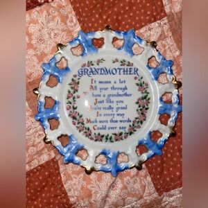 Vintage plate